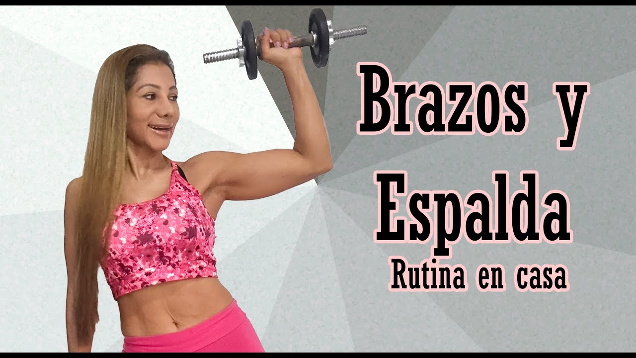 Espalda y brazos marcados en casa/ Rutina 1785