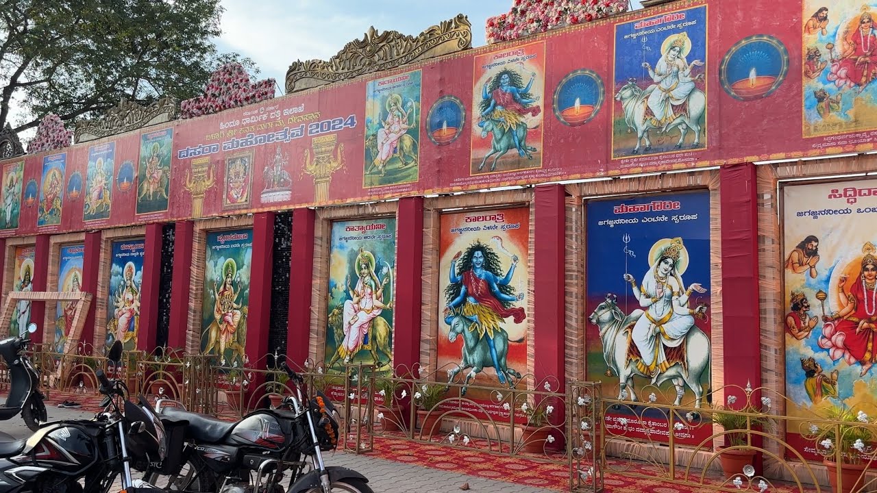Ballari kanaka Durgamaa temple Dasara Mahotsava | Ravanadahan 2024.