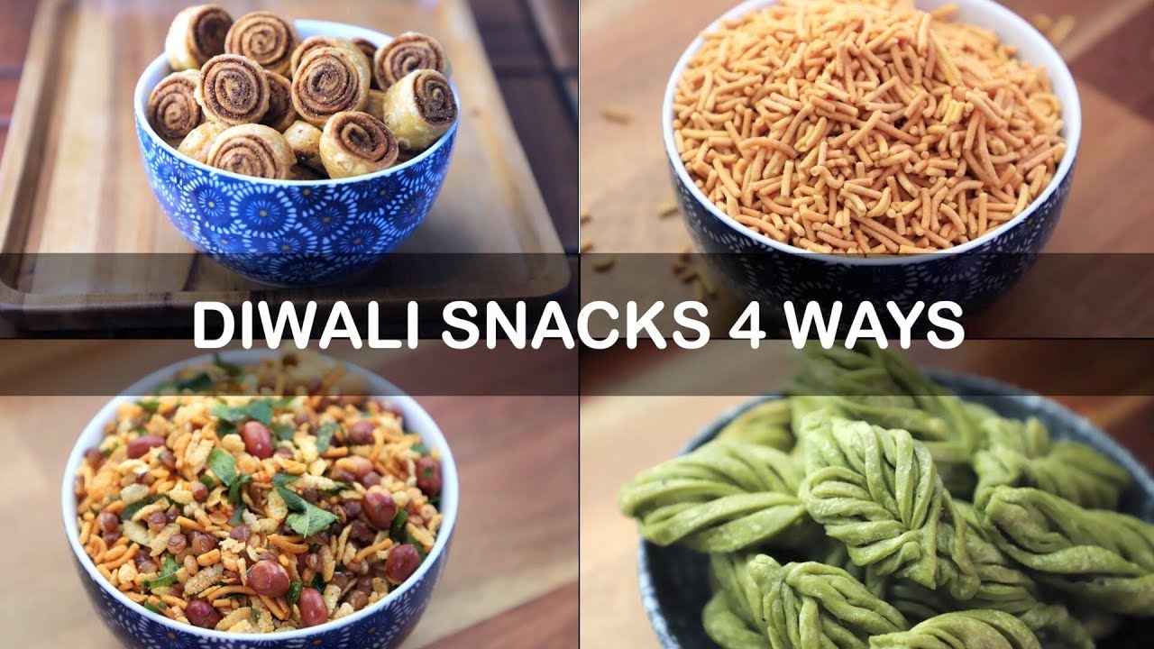 Diwali snacks 4 ways - Snacks for Diwali