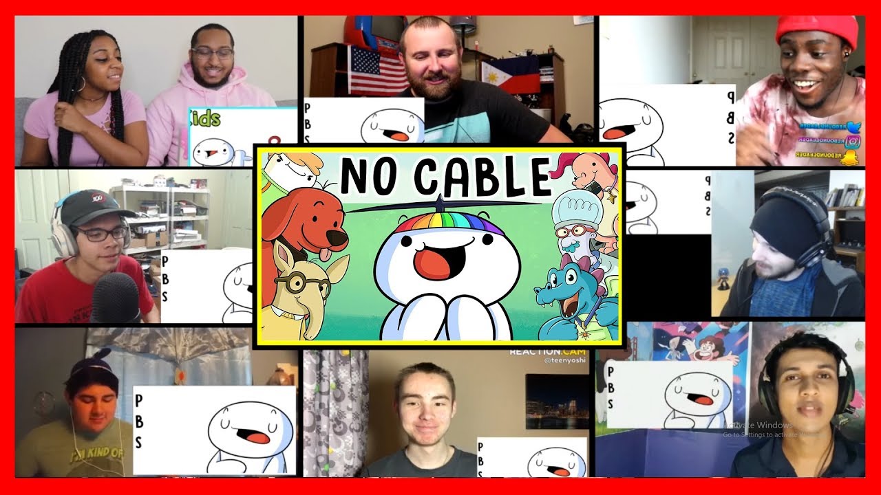 Growing up Without Cable REACTIONS MASHUP
