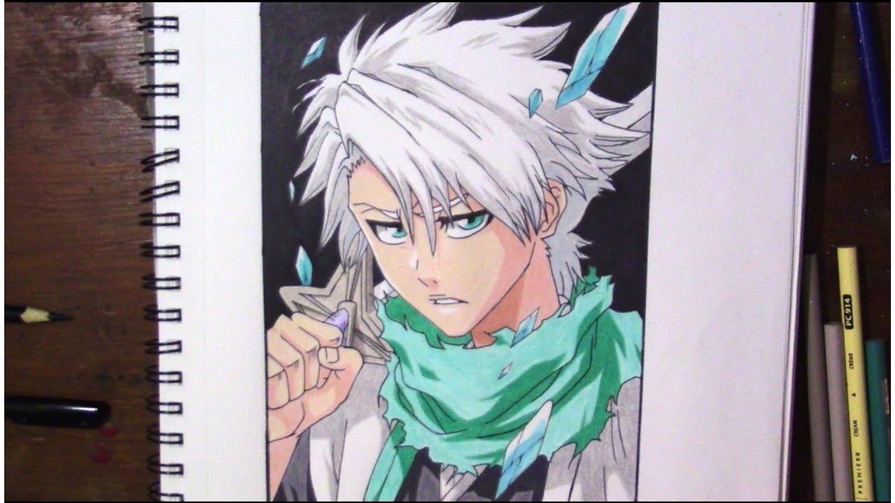 How To Draw Toshiro Hitsugaya (Bleach)