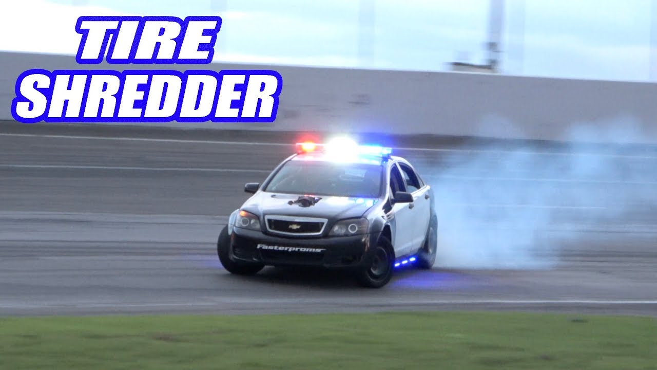 Drag Racing AND Drifting Our 1000HP Cop Car! Will Our NEW Axle Handle The Power?