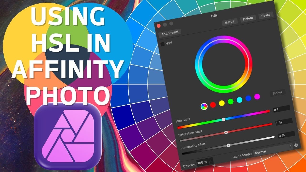 Perfect Colours with HSL in Affinity Photo