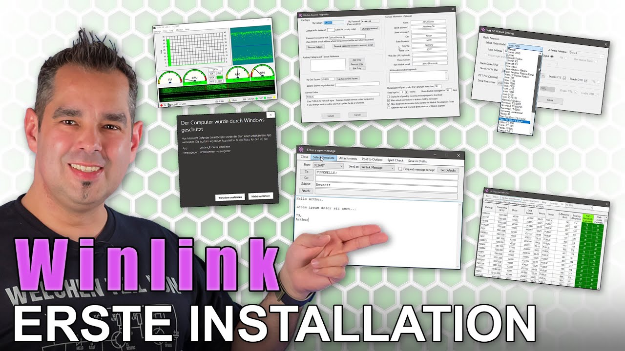 Winlink 🕸 Installation & erste E-Mail über Kurzwelle #2