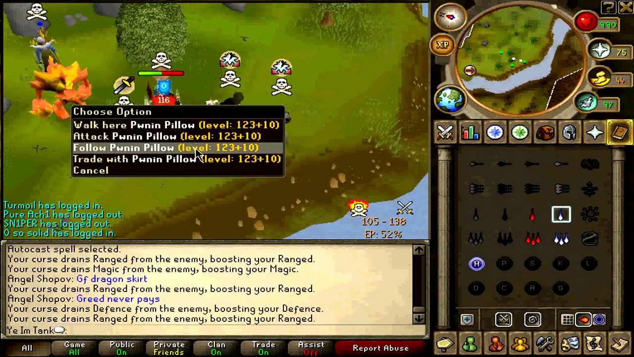 Ye Im Tank - Runescape PvP/BH Pk Video 1 -High Risk Hybridding-  Arcane Stream, Divine SS