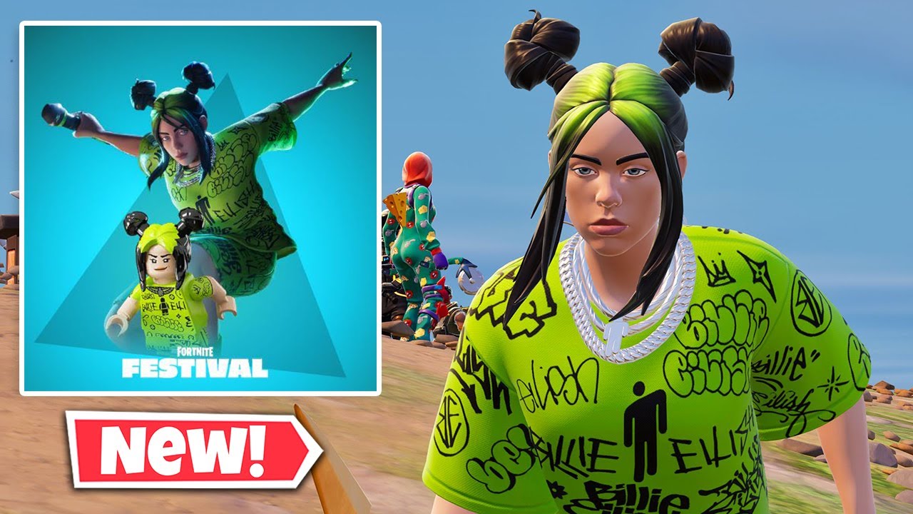 New GREEN ROOTS BILLIE Skin Gameplay In Fortnite | Season 3 Festival Pass