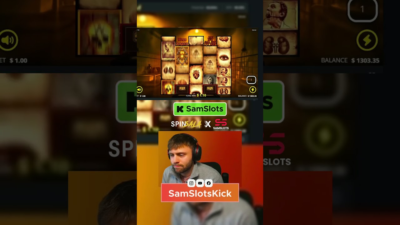 🧠 Mental Slot Big Win Reaction - NoLimitCity Online Casino 🧠 #casino #bigwin #hugewin #bigbet