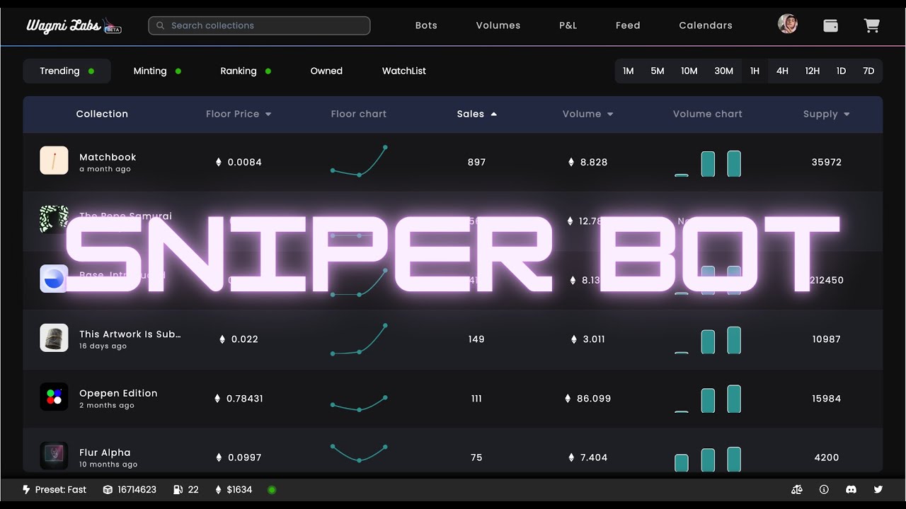 NFT Trading Hub Tutorial EP.6 - Sniper Bot