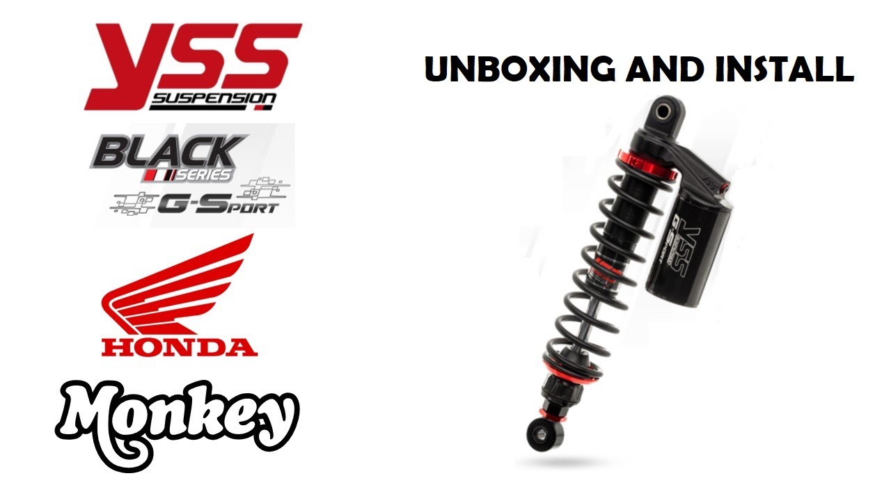 Honda Monkey 125 (2019) YSS Suspension Black Series / โช๊คอัพหลัง วายเอสเอส ฮอนด้า มั้งกี้