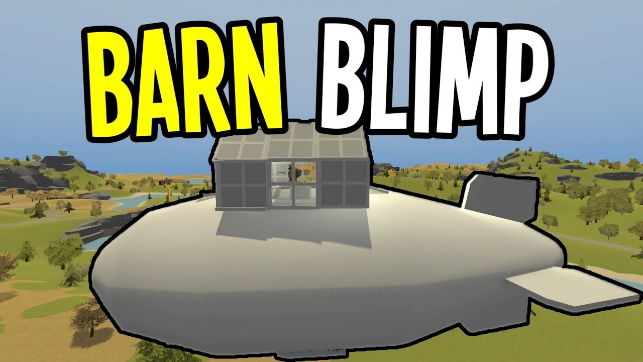 Unturned - BARN on a BLIMP - Greece Map Modded Survival - Ep. 26