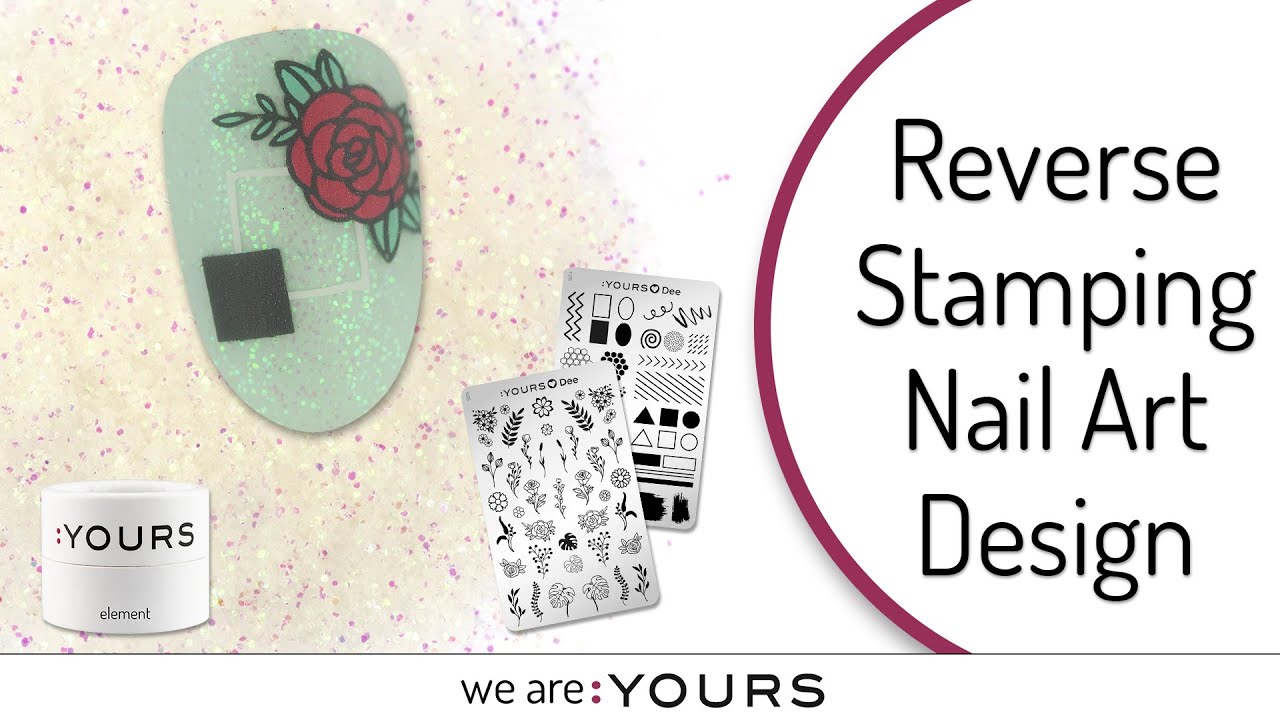 REVERSE SPRING STAMPING NAIL ART