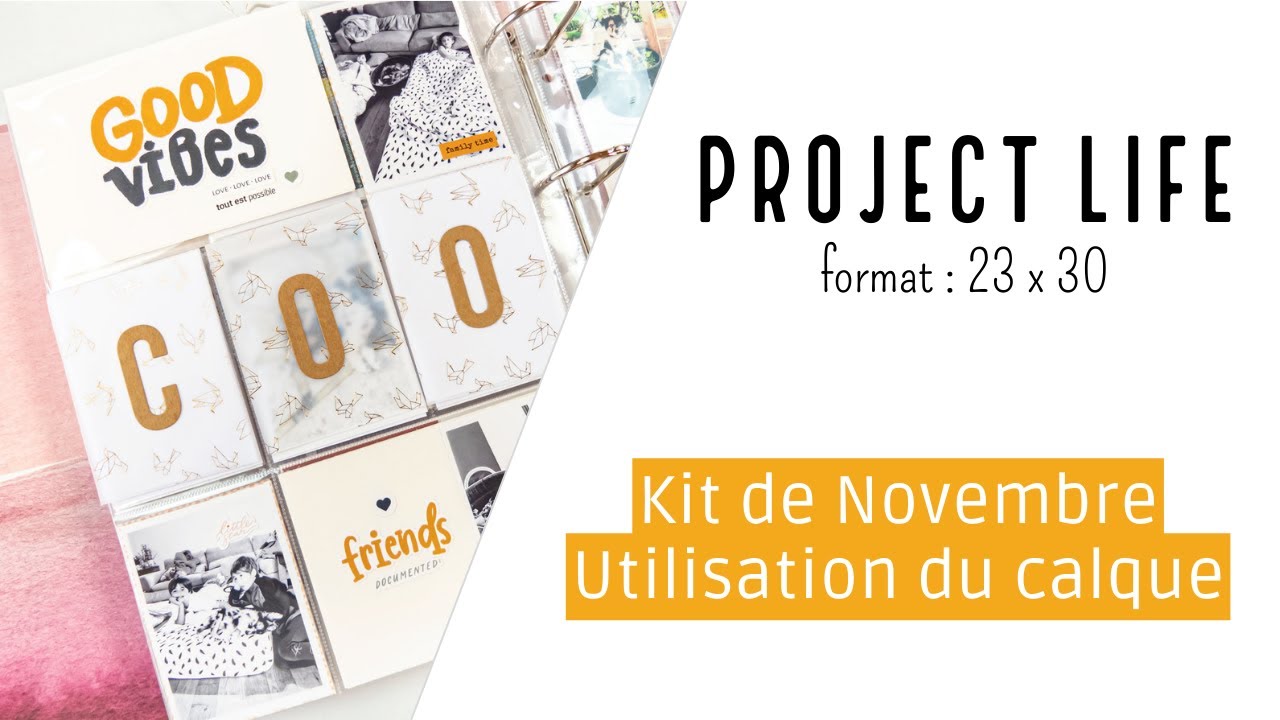 Comment embellir un album photo avec du papier calque  ?