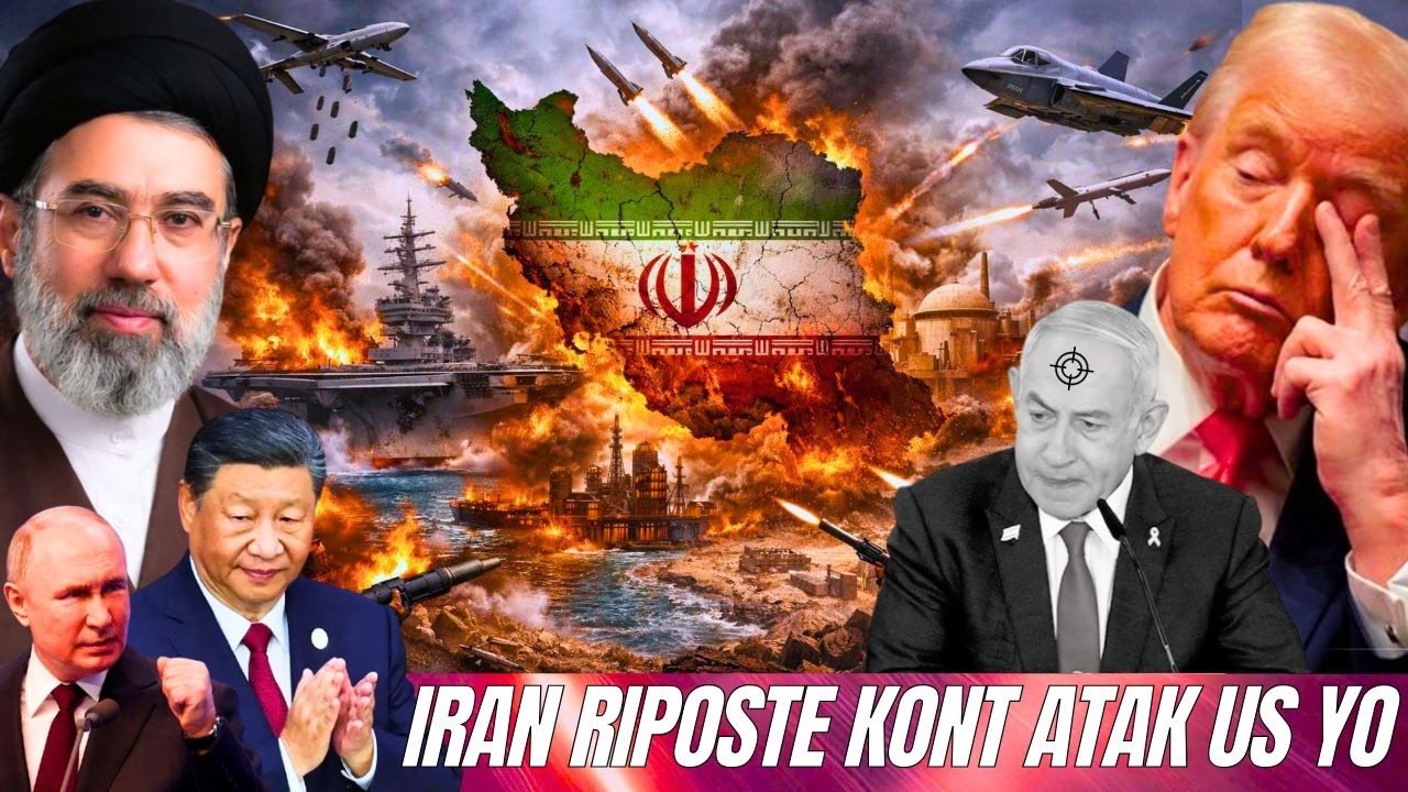 Iran riposte e lanse avètisman chòk😱petwolye us atake! Trump an kòlè fas ak defèt, 5000 marin anonse