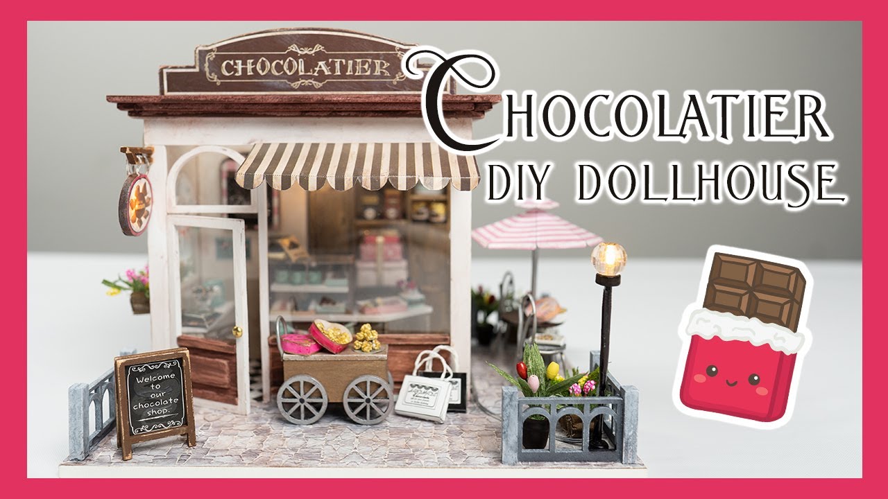 Mayberry Street | Chocolatier Chocolate Shop | DIY Dollhouse Timelapse