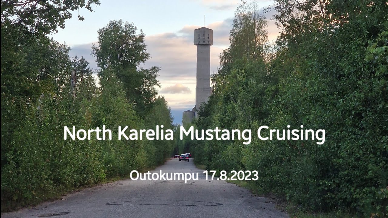North Karelia Mustang Crusing Outokumpu ja Vanha kaivos 17.8.2023 - VLOG 165