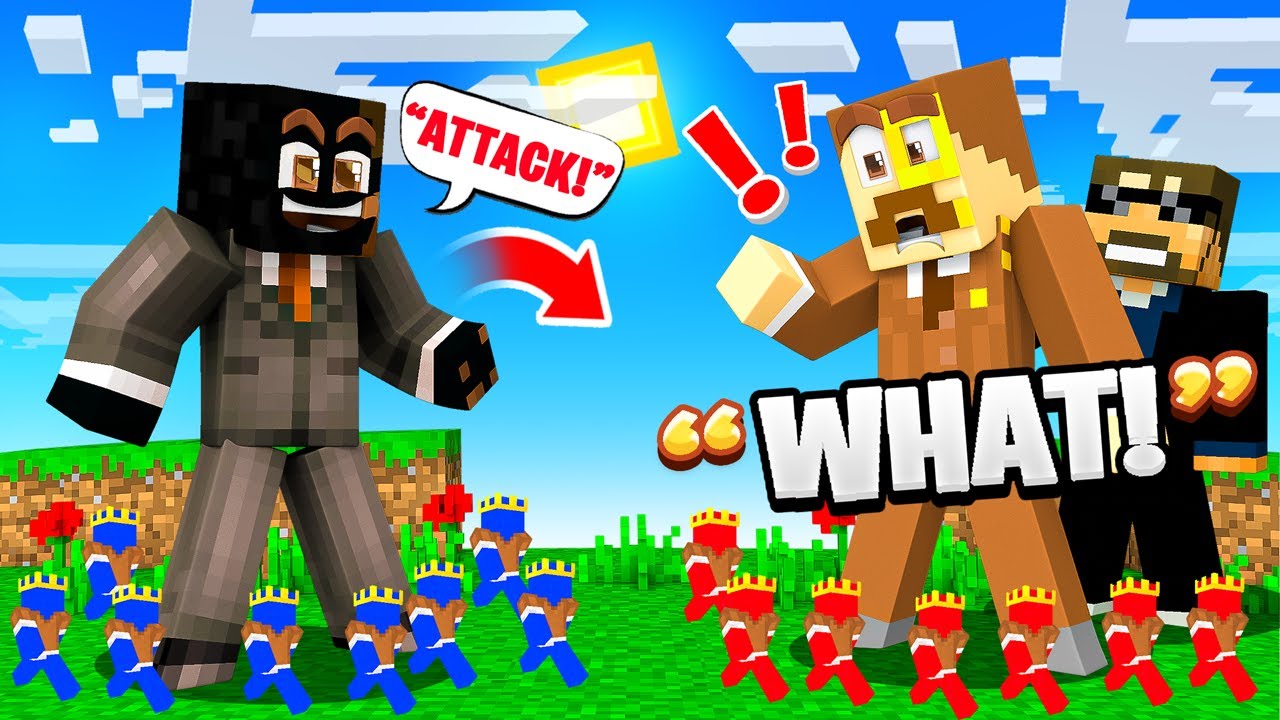 Using TINY NINJAS on my Friends in Minecraft