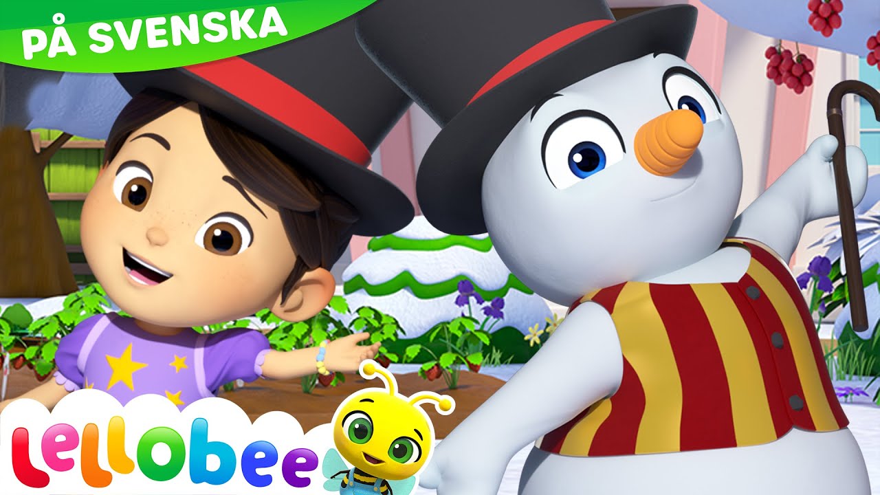 Vi showar i snön | Lellobee Svenska | Barnsånger | Inlärningsvideor för barn