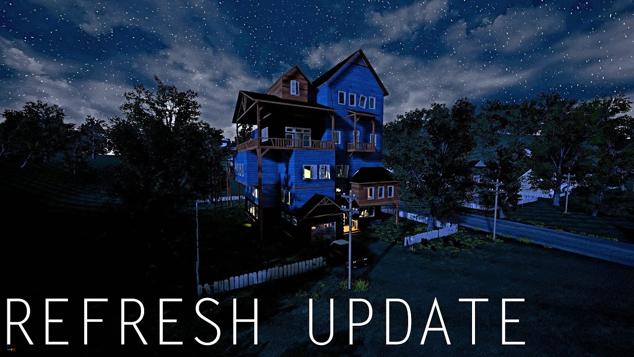 Hello Neighbor Alpha 1 - The Refresh Update (MOD) GAMEPLAY