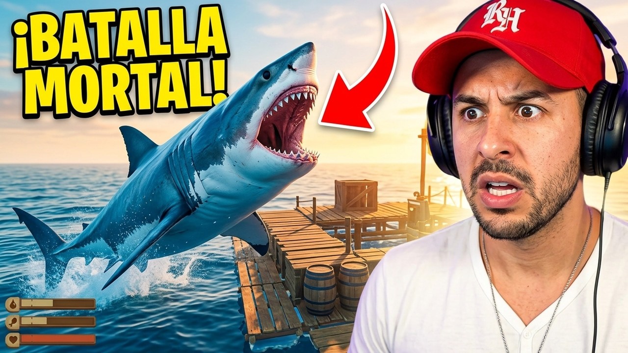 Raft: La Batalla Contra los Tiburones