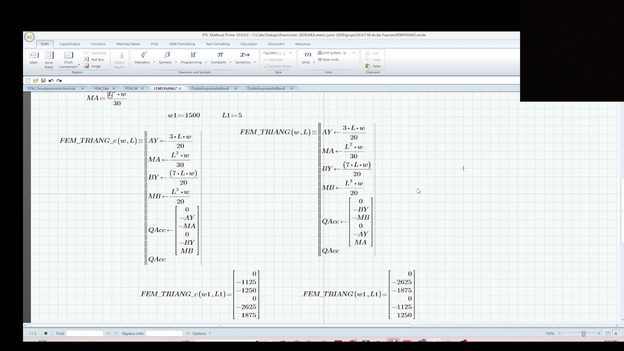 Structural analysis CB15 Virtual