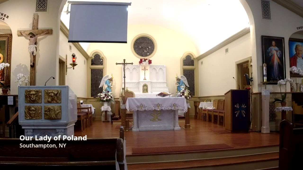 Ash Wednesday Polish Mass English Live Mass Polish Mass OLP Church