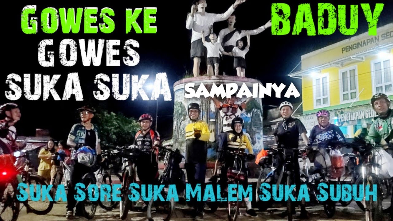 Gowes SABA BADUY 24/25/01/26 Rasakan gowes seharian full...