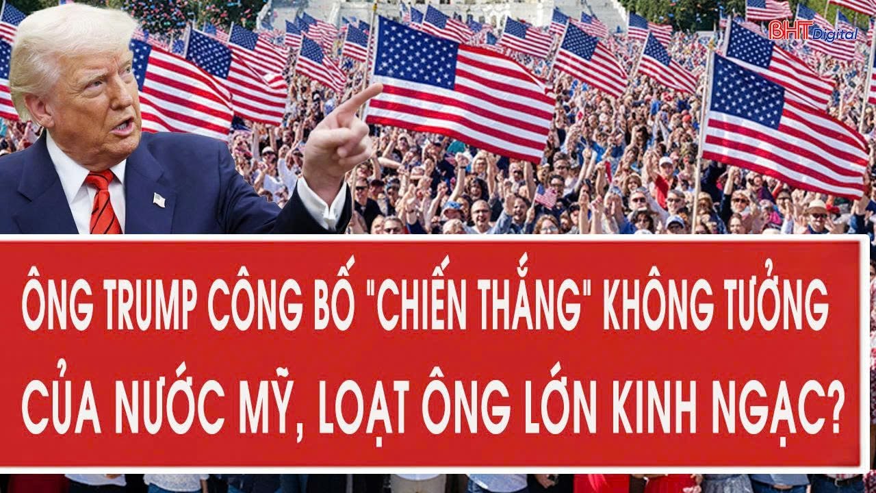 Nóng: Ông Trump công bố 