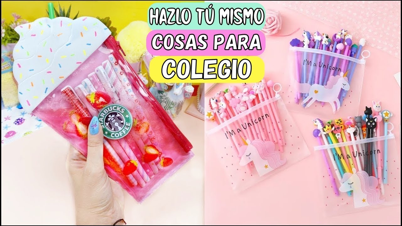 7 HAZLO TÚ MISMO - IDEAS DE MATERIALES ESCOLARES - HACKS FÁCILES DE REGRESO A LA ESCUELA