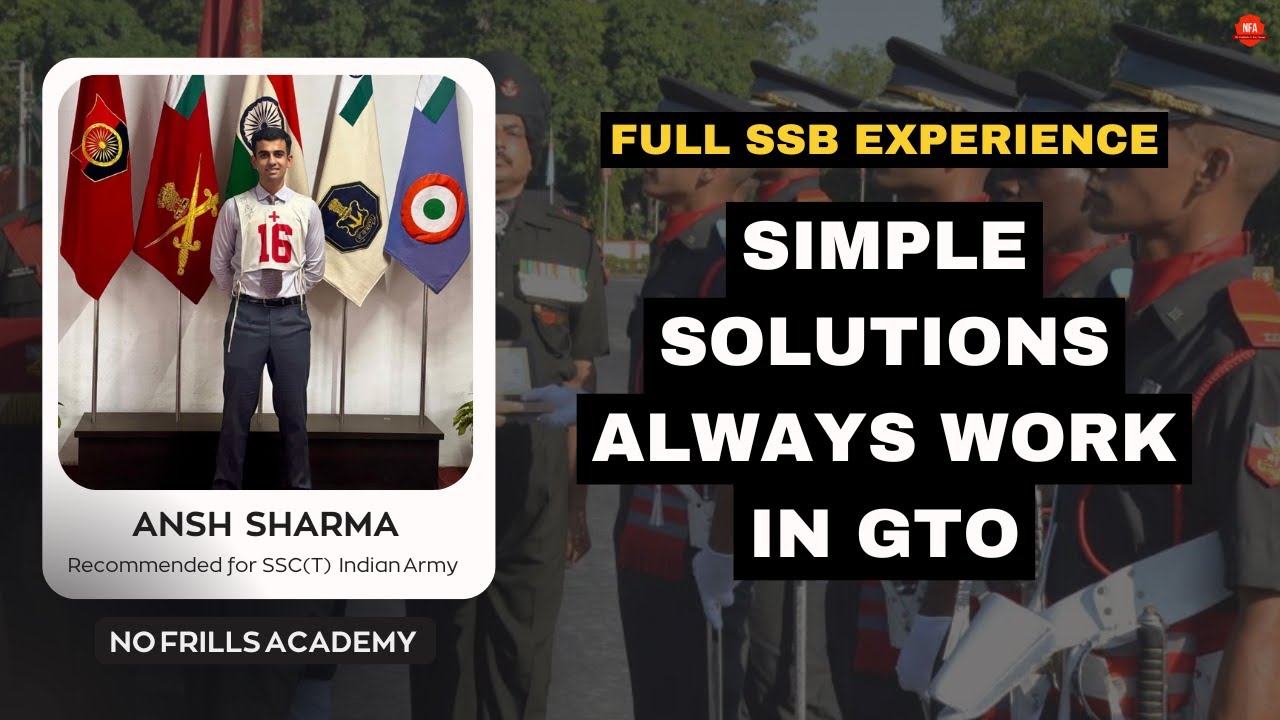 Recommended in his 5th Attempt for SSC (Tech) 64 | Ansh Sharma's SSB Experience | Col M M Nehru