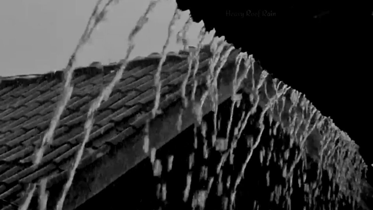 HEAVY RAIN ON ROOF AT NIGHT 🌧️ | Deep Sleep, Relaxing Rain Sounds for Insomnia & Stress Relief