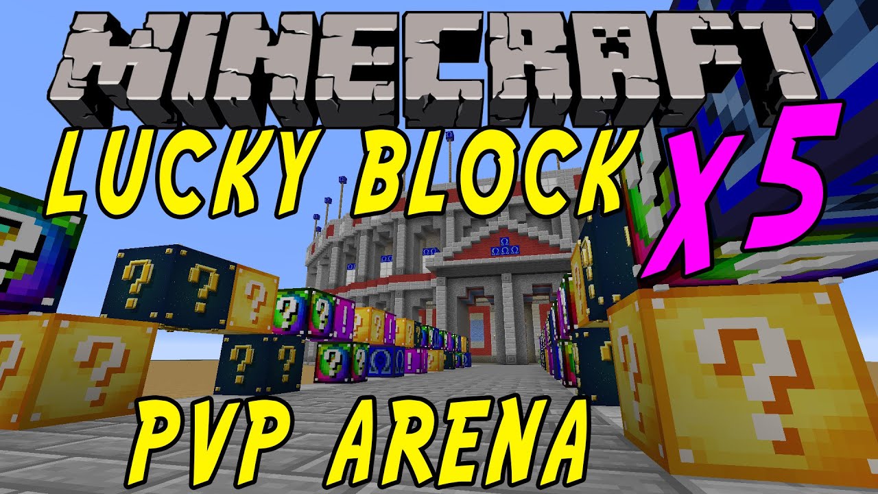 Minecraft: 5 X LUCKY BLOCK ARENA - Lucky Block Mod - Modded Mini-Game