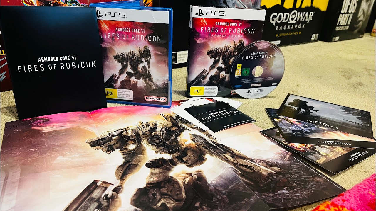 Armored Core VI: Fires of Rubicon Launch Edition Unboxing