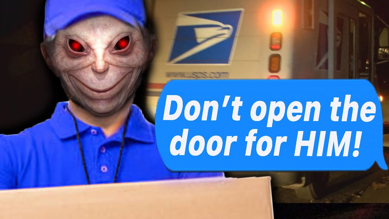 NEVER accept a package from this HAUNTED MAILMAN!!!