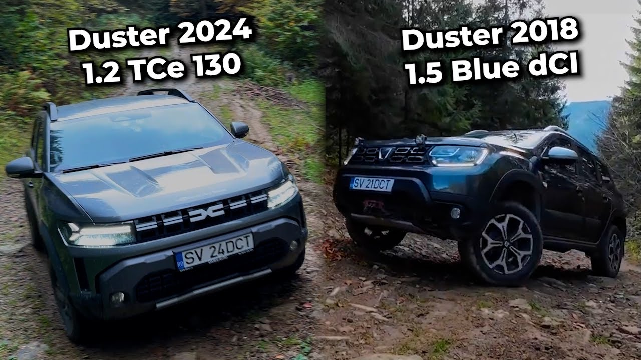 Duster 3 1.2 4x4 vs Duster 2 1.5 dCi 115 4x4 Off road