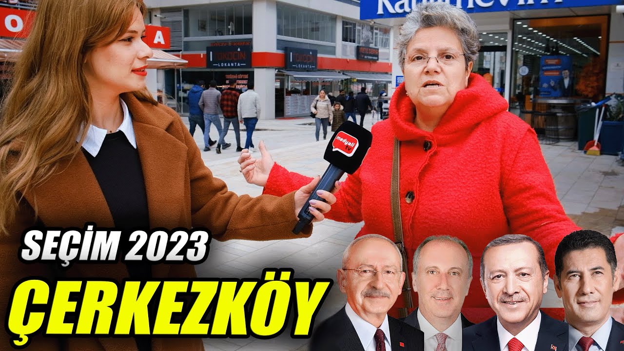 ÇERKEZKÖY | KESİNTİSİZ Cumhurbaşkanlığı Sayaçlı Seçim Anketi / Sokak Röportajları | Seçim 2023