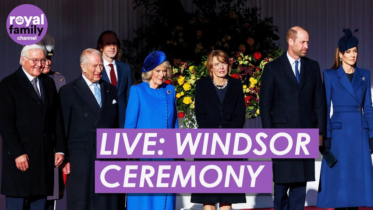 LIVE: King and Queen Welcome German President for Windsor Ceremony