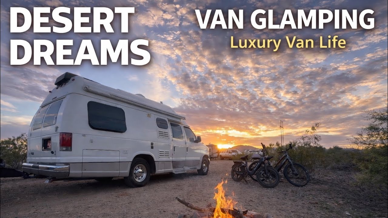 Escaping reality, VanGlamping Under Endless Sunsets 