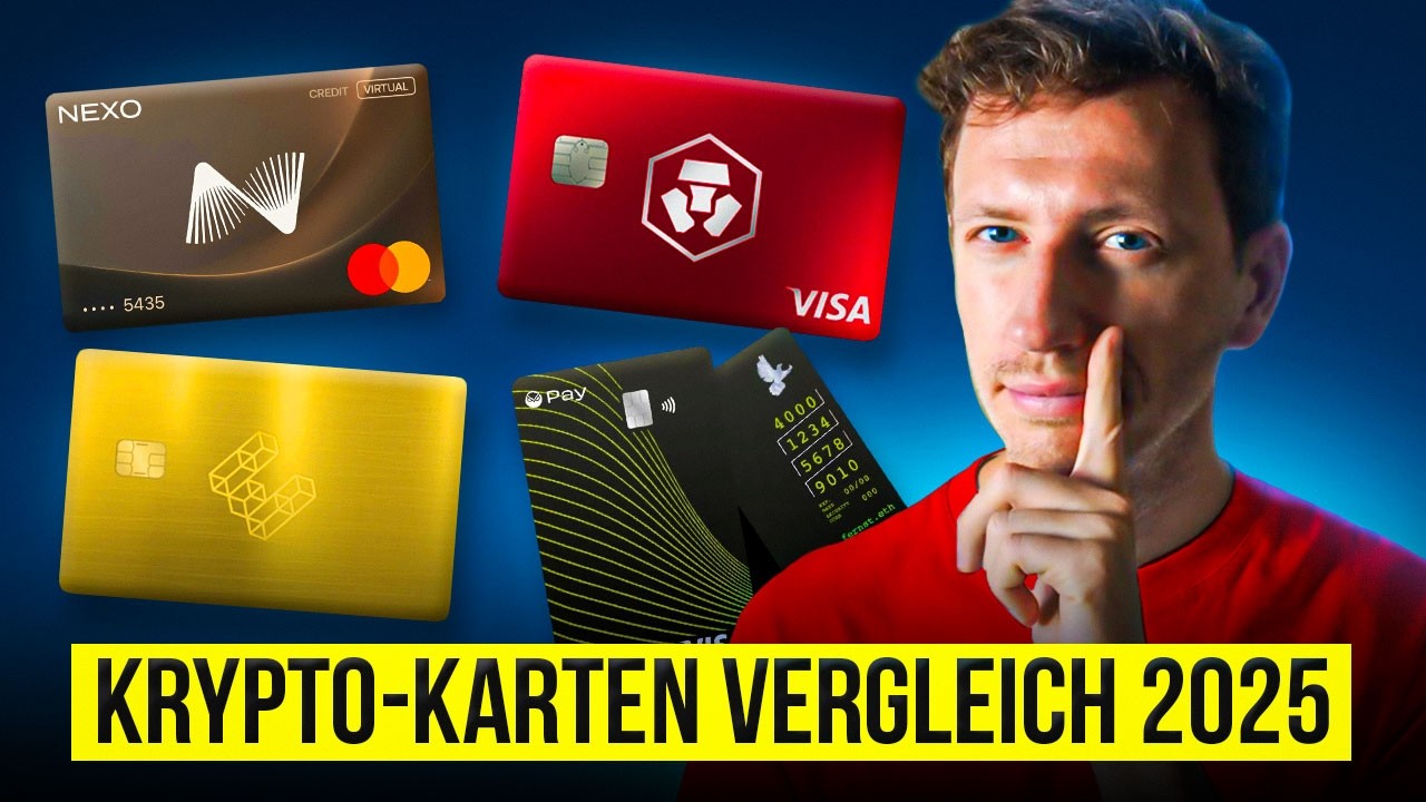 Krypto Kreditkarten Vergleich 2026 – Das sind die besten Anbieter (inkl. Selbstverwahrung)