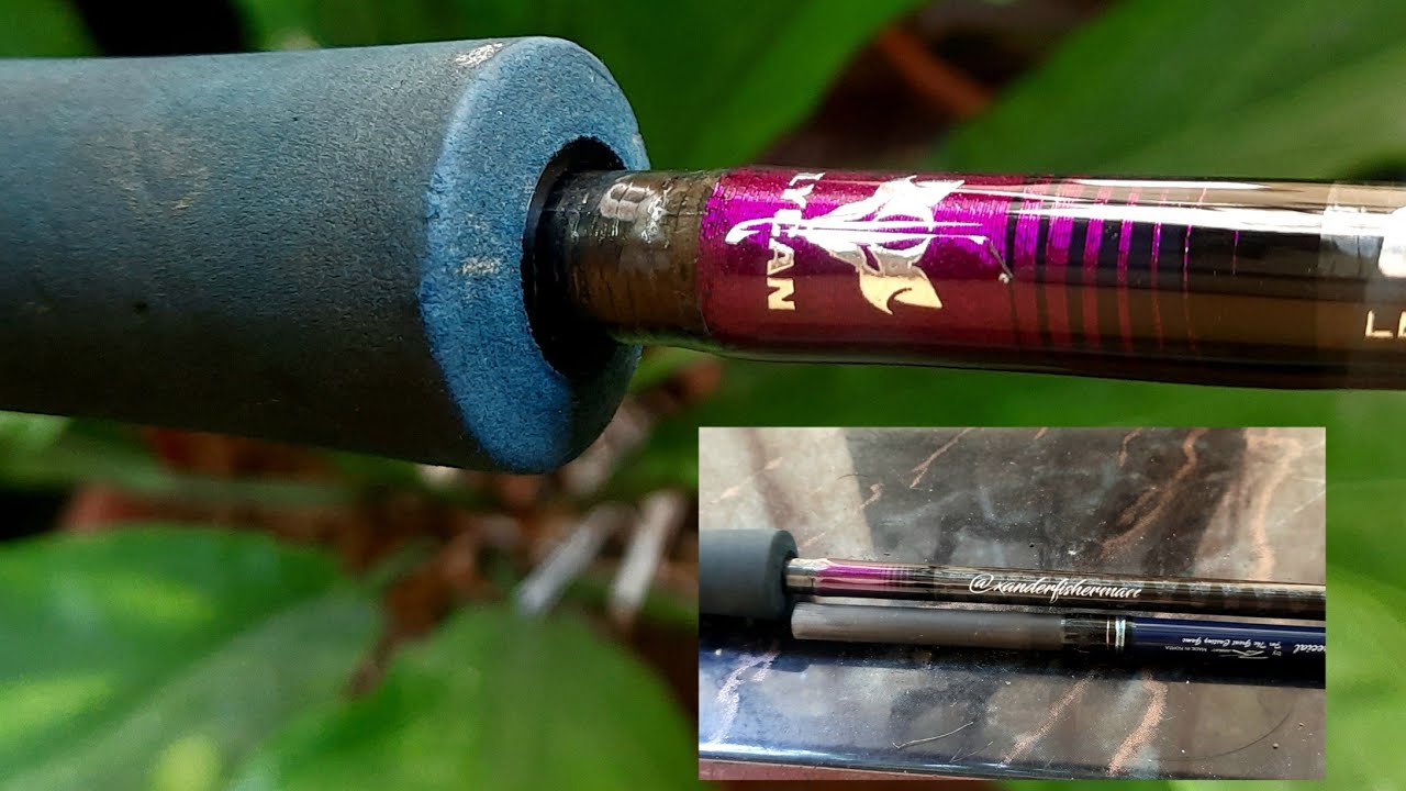 Cara membuat sambungan Joint top ke butt joint Joran|| Lycan Omega pe 3-6 ke butt Kamikaze bluefint