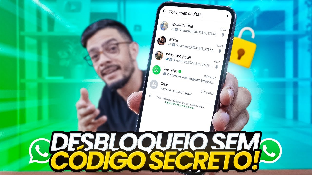 😱ESQUECEU o Código Secreto das CONVERSAS ocultas do WHATSAPP? RESOLVIDO!