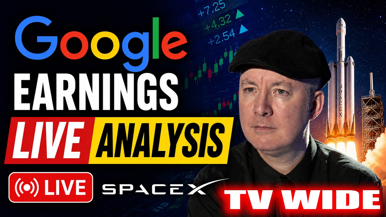 Google Earnings LIVE: Will Alphabet Decide Tomorrow's Market Before SpaceX? | Martyn Lucas Investor