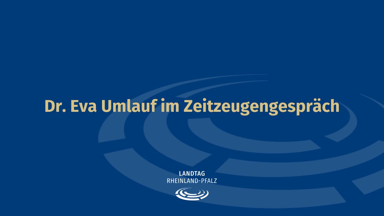 Dr. Eva Umlauf im Zeitzeugengespr&auml;ch