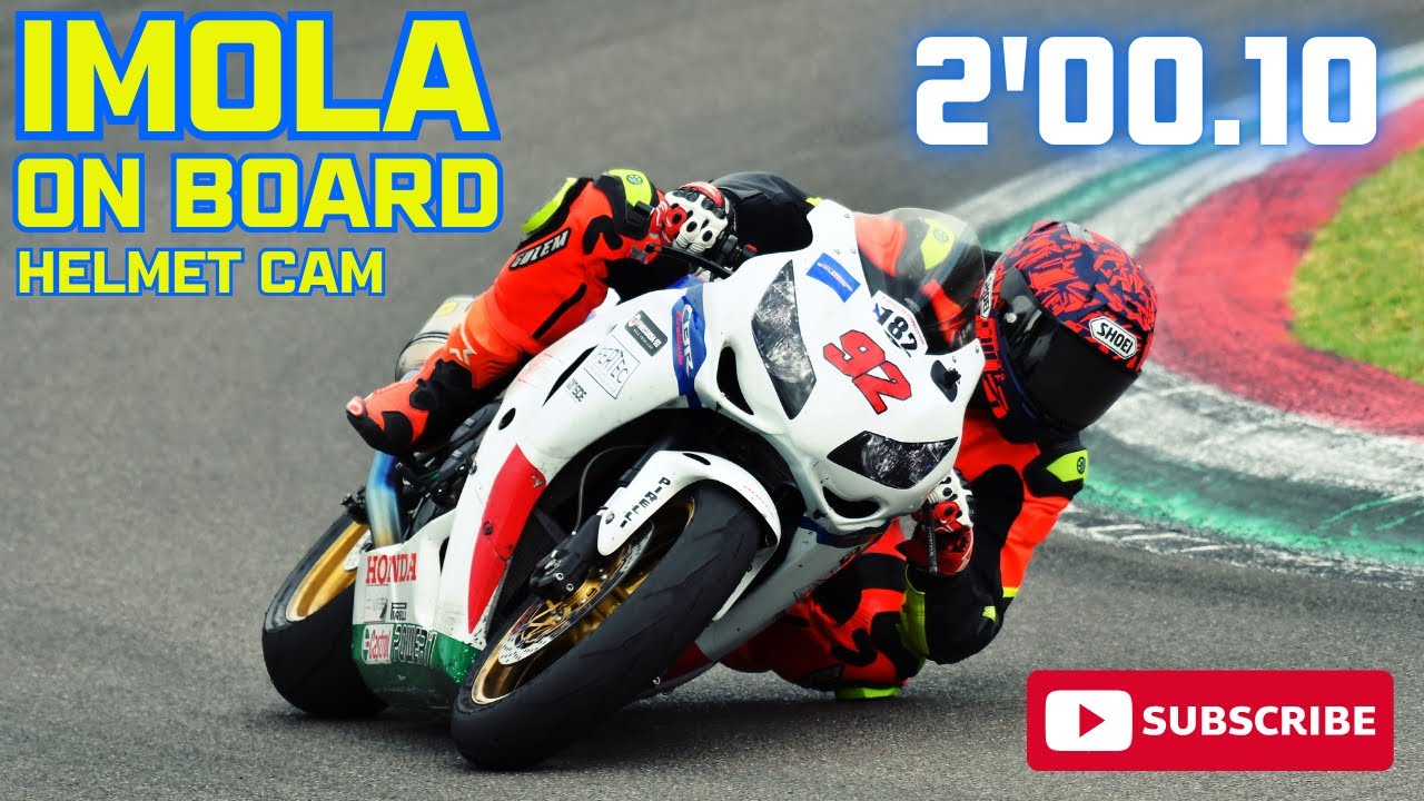 Imola OnBoard - 2'00.10 - HONDA CBR 1000 rr 2008
