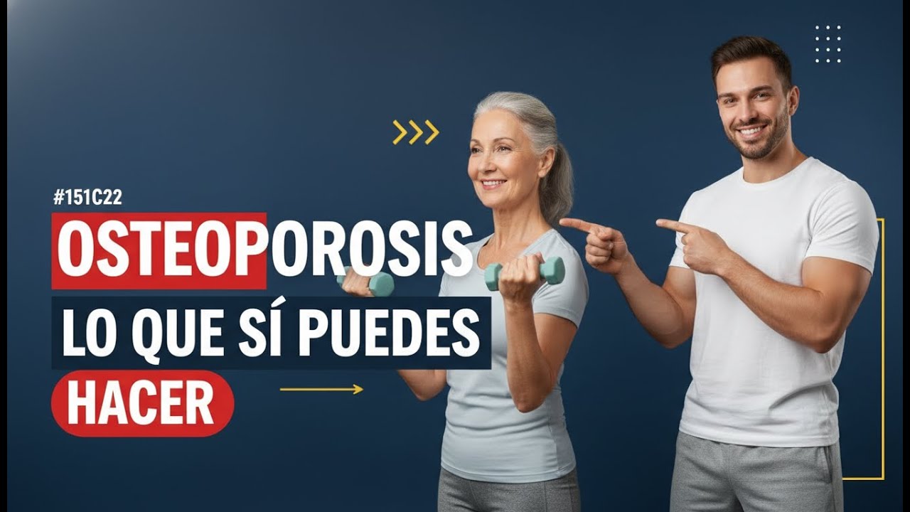 Cómo MOVERTE con SEGURIDAD y FORTALECER tus HUESOS | OSTEOPOROSIS