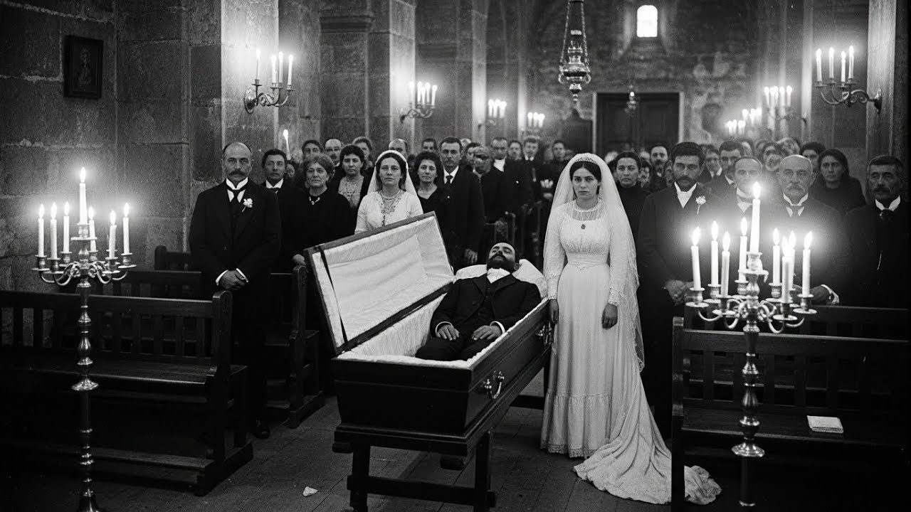 (1895, Λάρισα) Μακάβρια Ιστορία: Ο μετά θάνατον γάμος με τον γαμπρό καθισμένο στο φέρετρο
