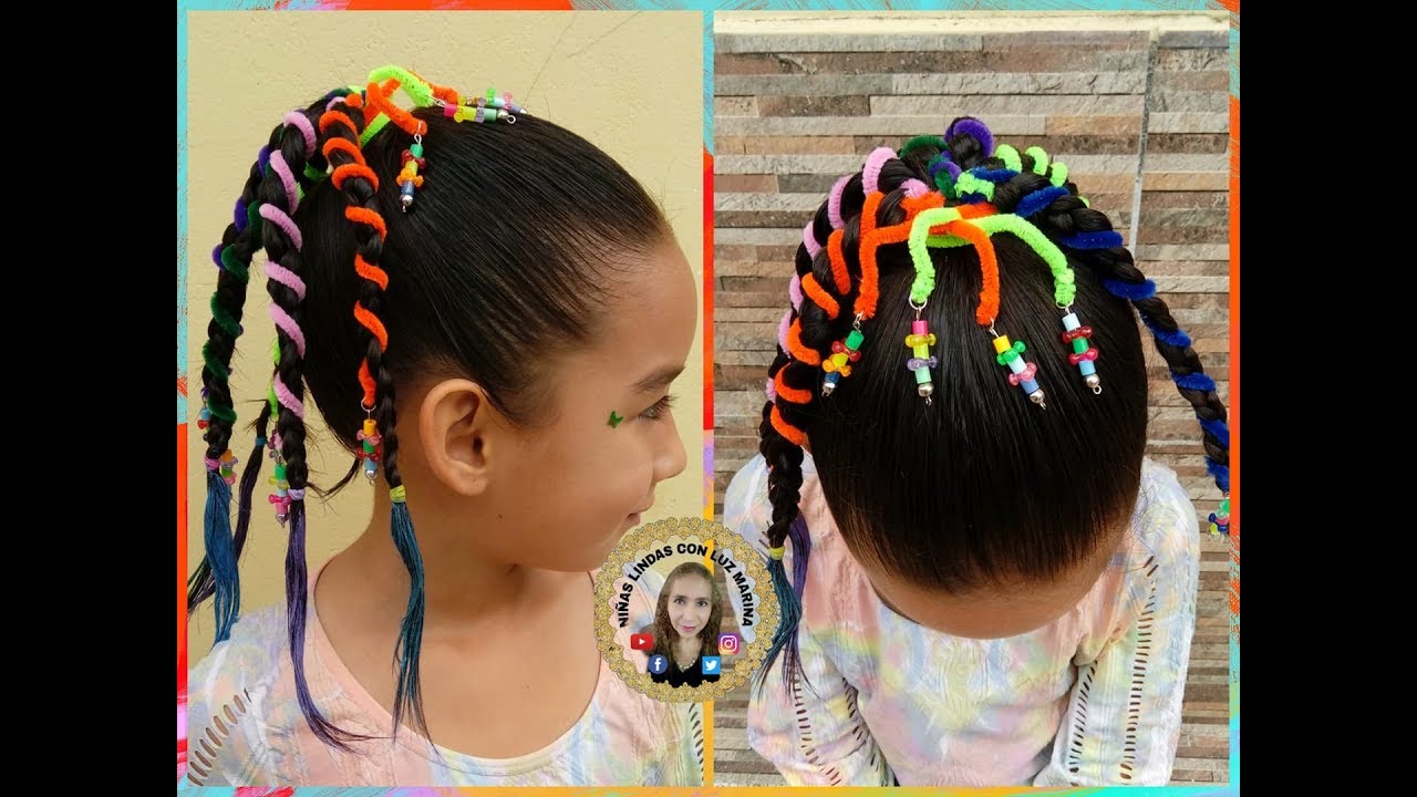 PEINADO💃 LOCO PARA DISFRACES / FUNNY HAIRSTYLE / CUTE