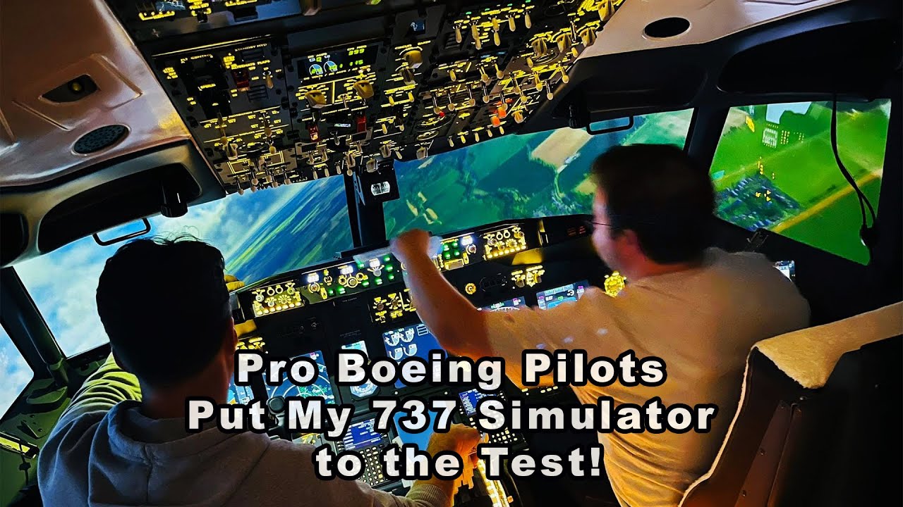 Pro Boeing Pilots Put My 737 Simulator to the Test!