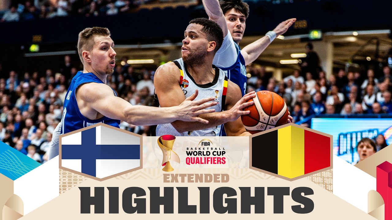 Finland 🇫🇮 v Belgium 🇧🇪 | Extended Highlights | FIBA Basketball World Cup 2027 European Qualifiers