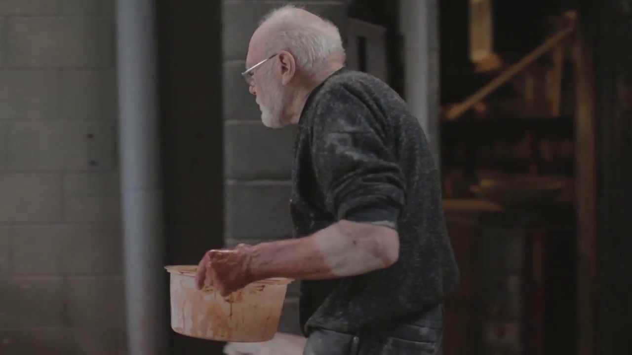 Warren MacKenzie Preparing Glazes