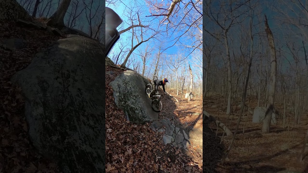 Big rock roll on Split rock trail.